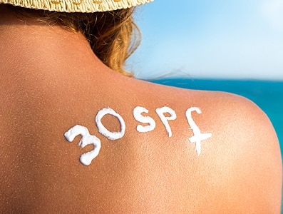 SPF 30 touch-ready sunscreen formulation