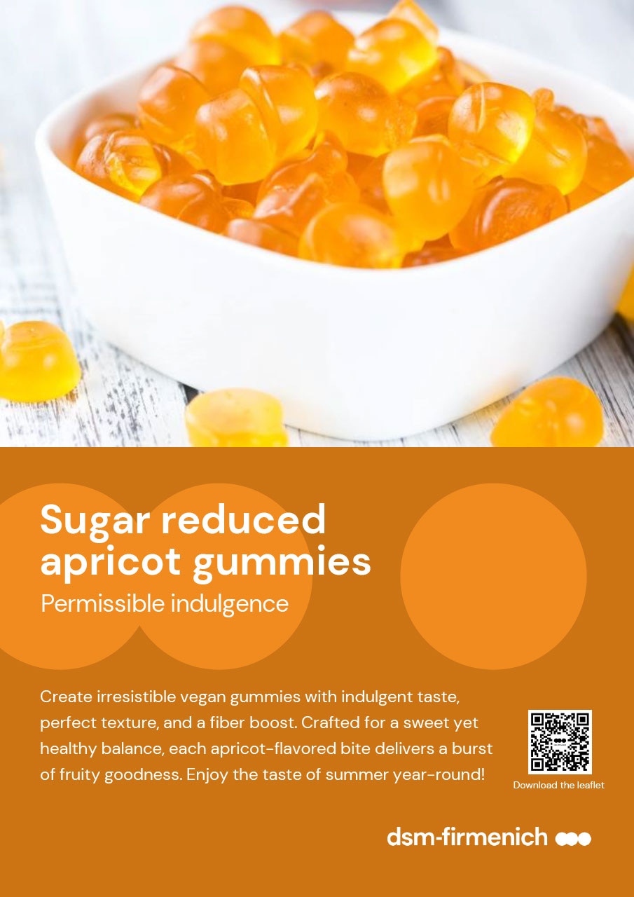 Sugar Reduced Apricot Gummies