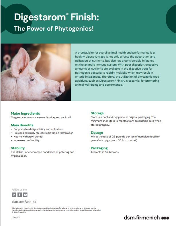 Digestarom® Finish: The Power of Phytogenics