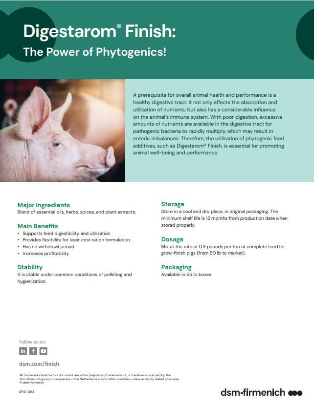 Digestarom® Finish: The Power of Phytogenics