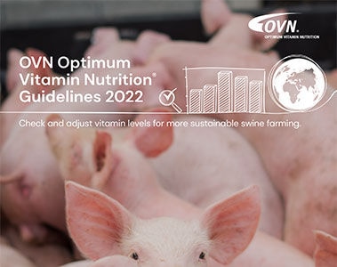 dsm-firmenich OVN Optimum Vitamin Nutrition® Guidelines 2022 Swine PDF