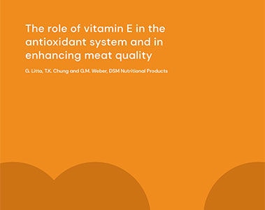 The role of vitamin E in the antioxidant system and in enhancing meat quality