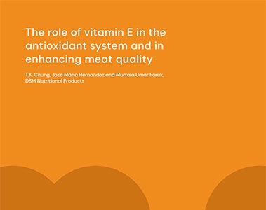 The role of vitamin E in the antioxidant system and in enhancing meat quality